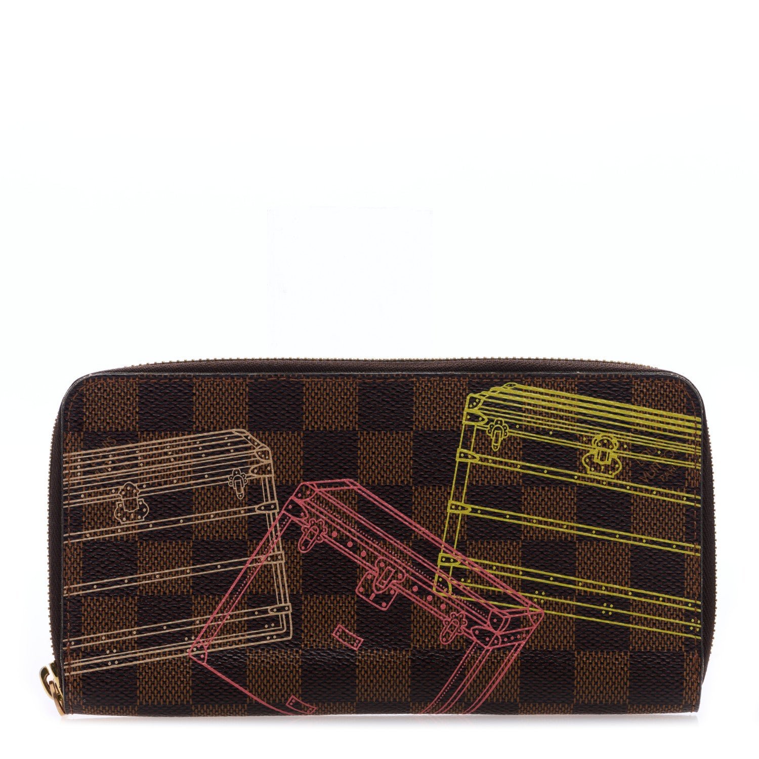 Louis Vuitton Damier Ebene 2014 Christmas Animation Zippy Wallet