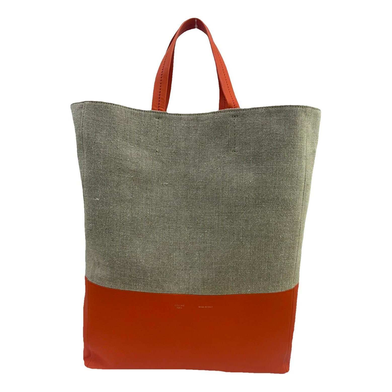 Cabas leather handbag