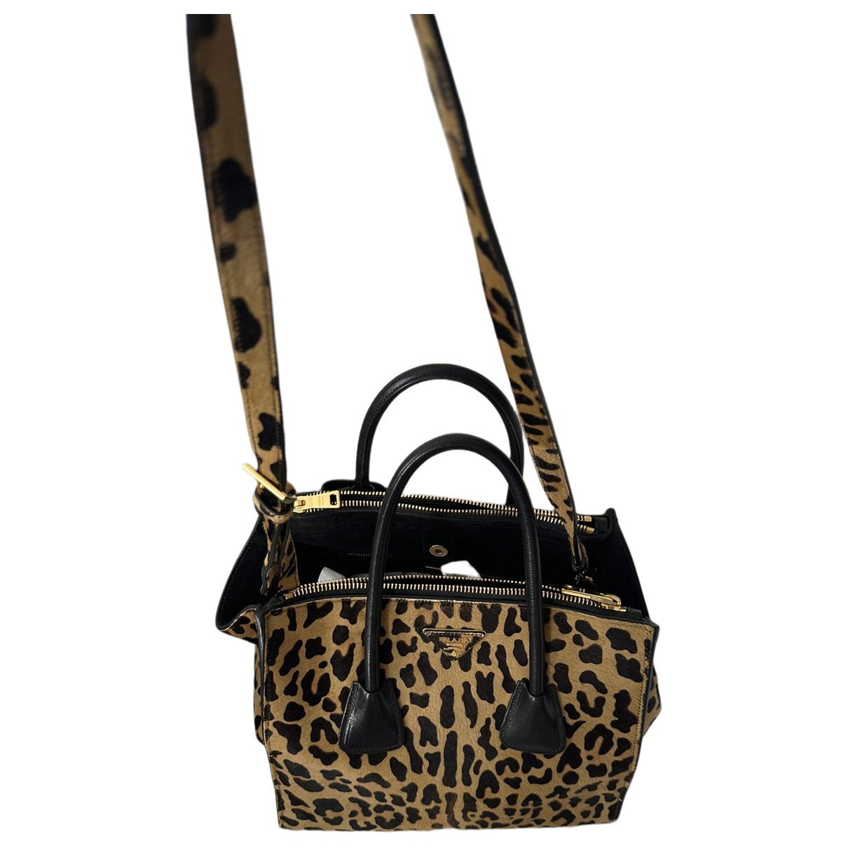 Galleria pony-style calfskin handbag