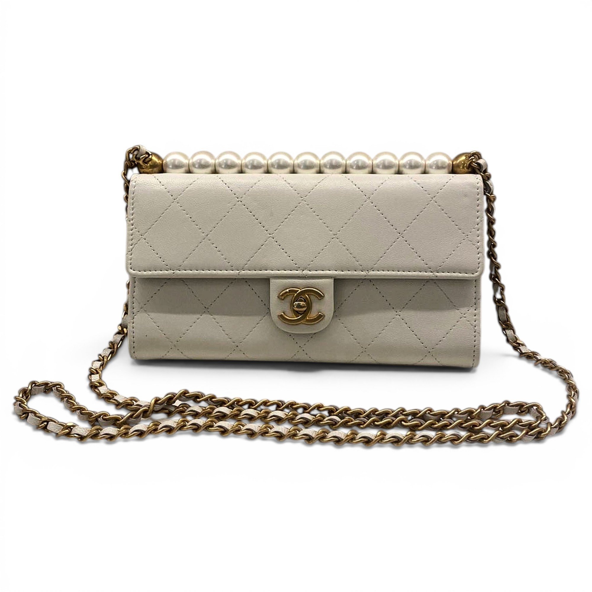 Wallet On Chain Timeless/Classique leather crossbody bag