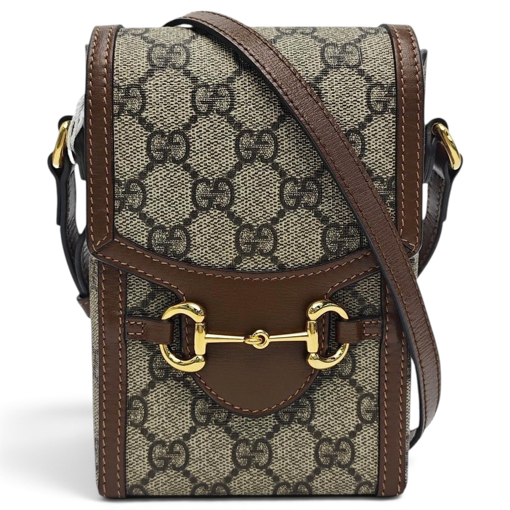 Handle Horsebit 1955 leather handbag