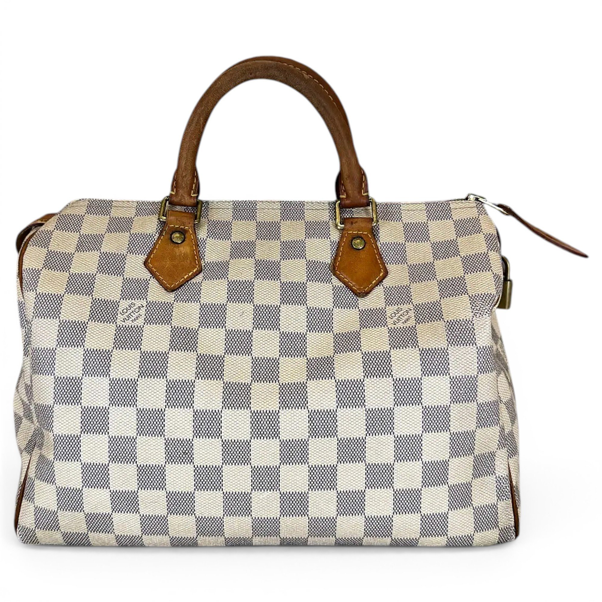 Speedy leather handbag