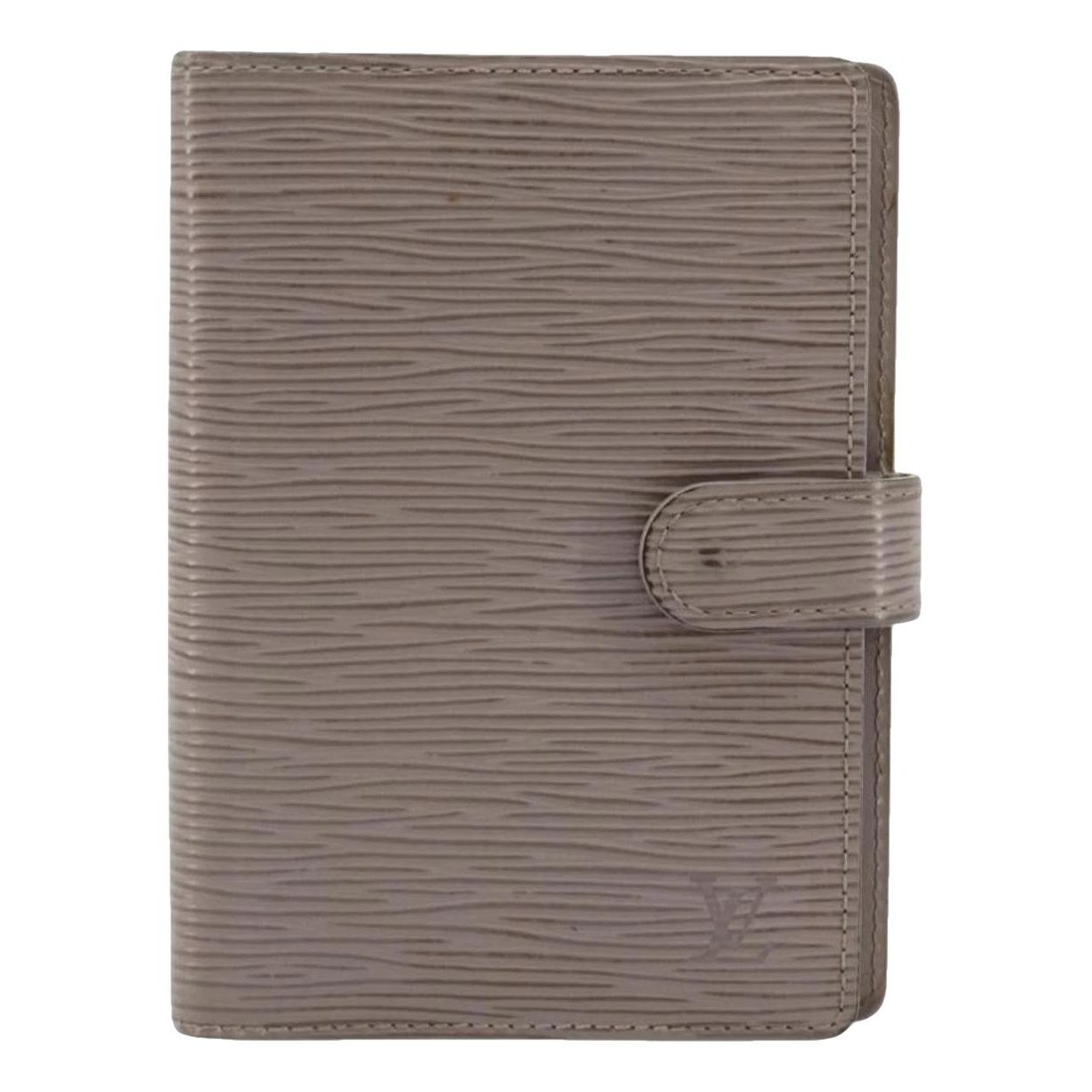 Leather clutch bag