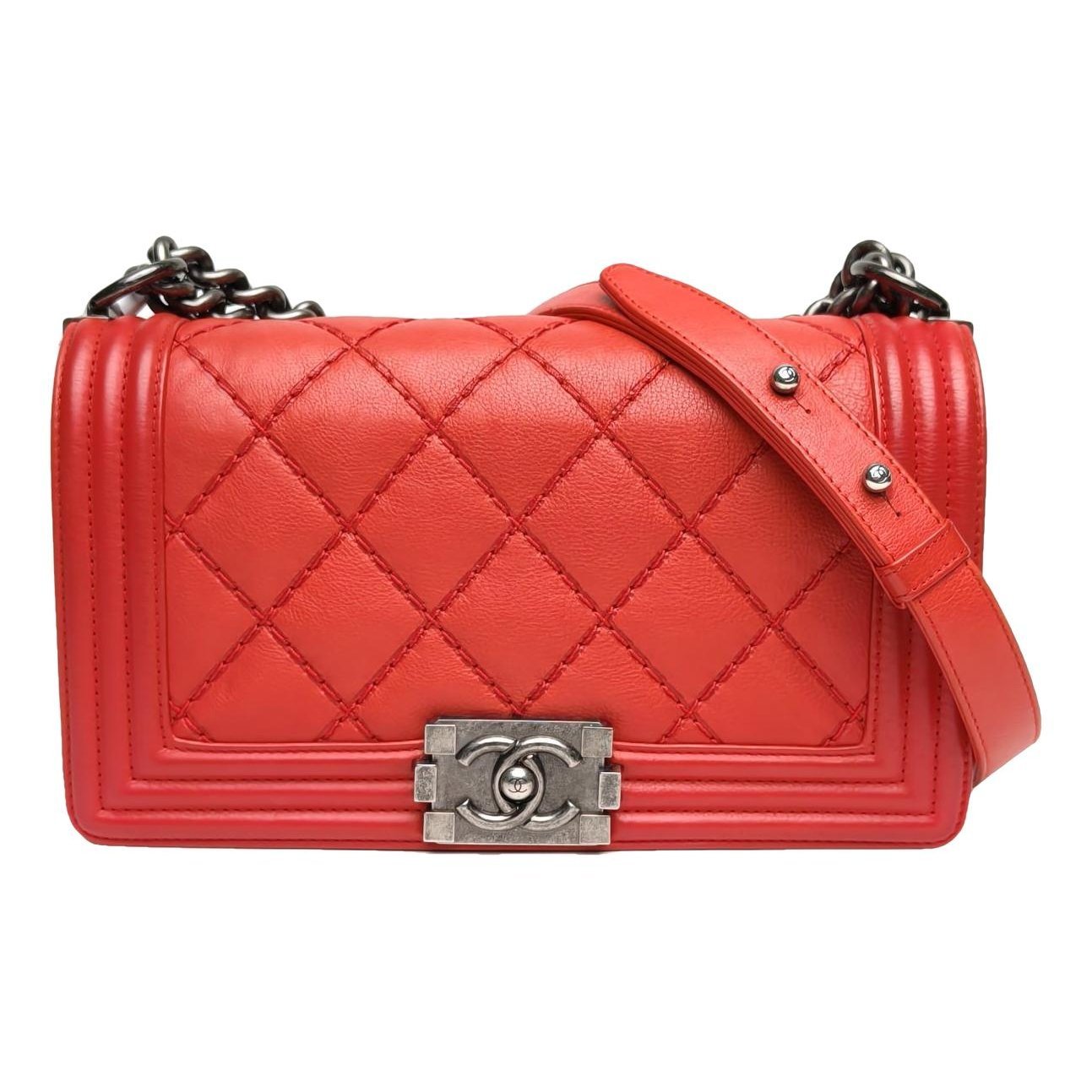 Boy leather crossbody bag