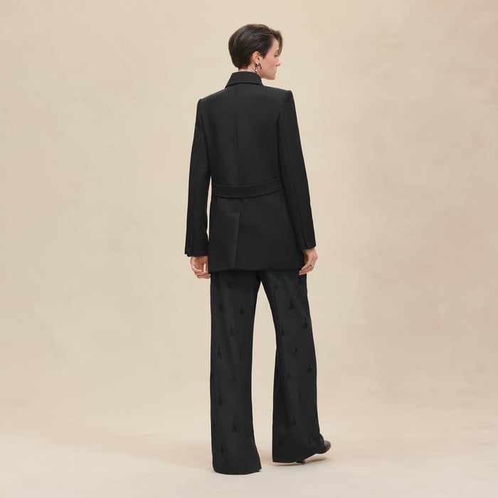 Noir Pea Coat