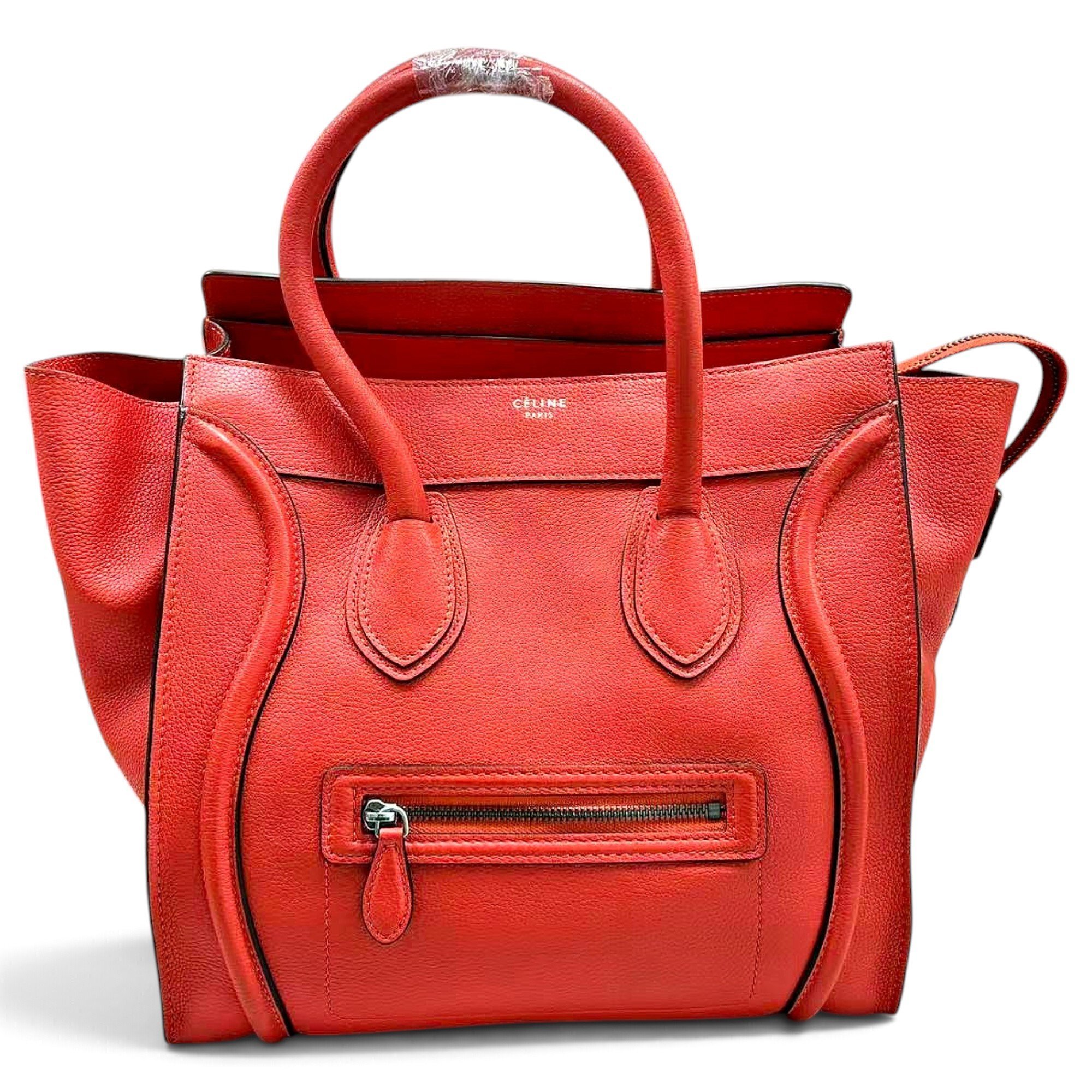 Luggage leather handbag