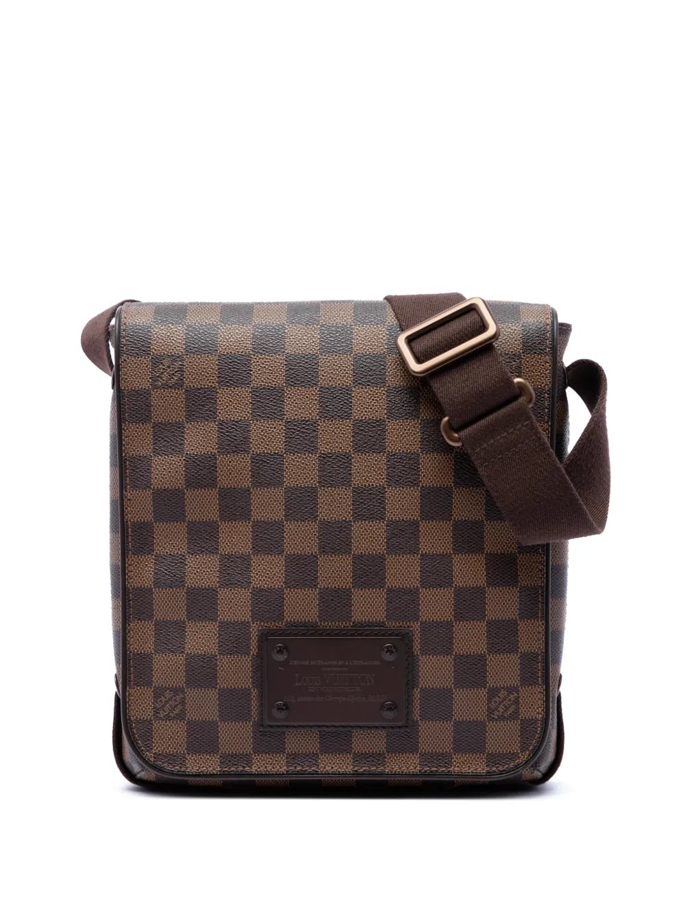 2009 Damier Ebene Brooklyn PM crossbody bag