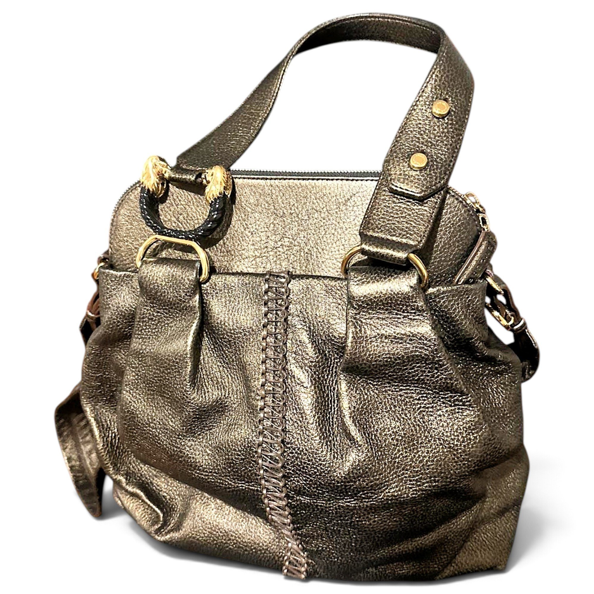 Leather handbag