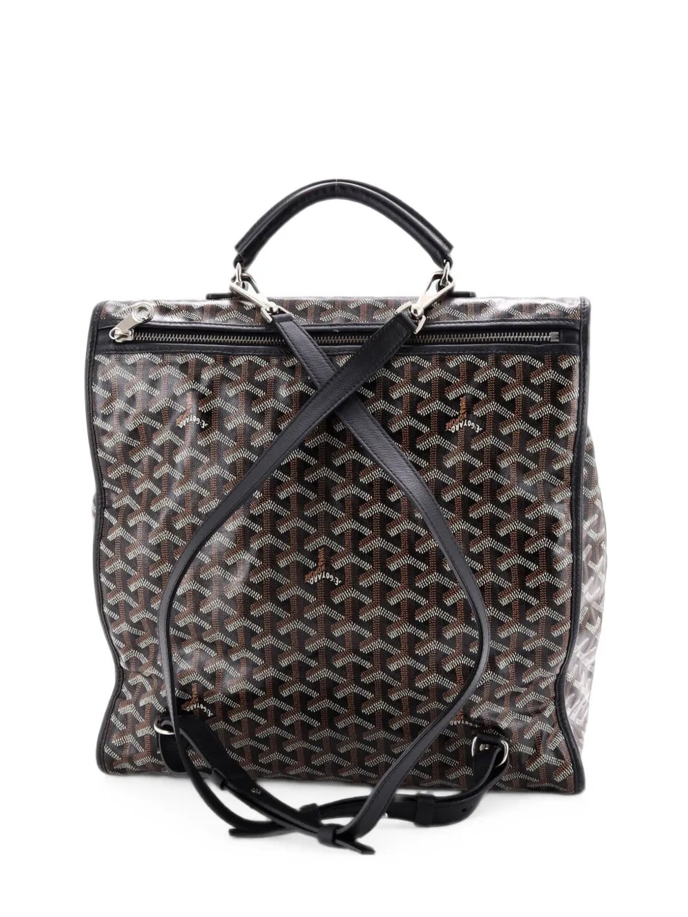 Saint Leger Briefcase Coated Canvas backpack