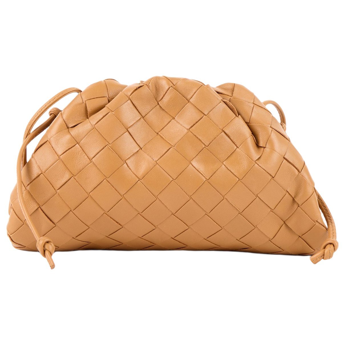 Pouch leather crossbody bag