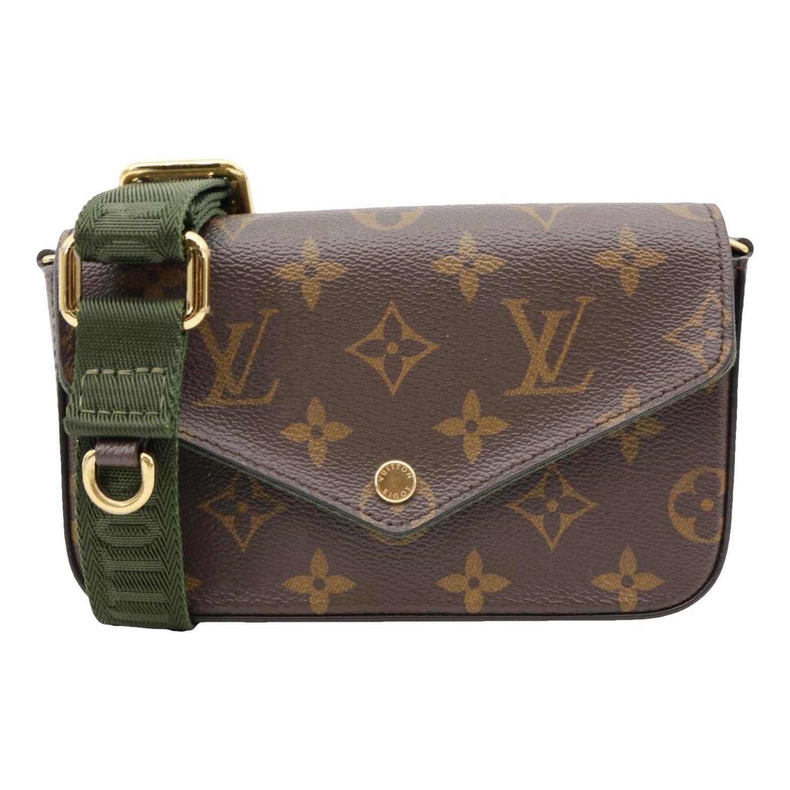 Louis Vuitton Félicie Strap & Go cloth handbag