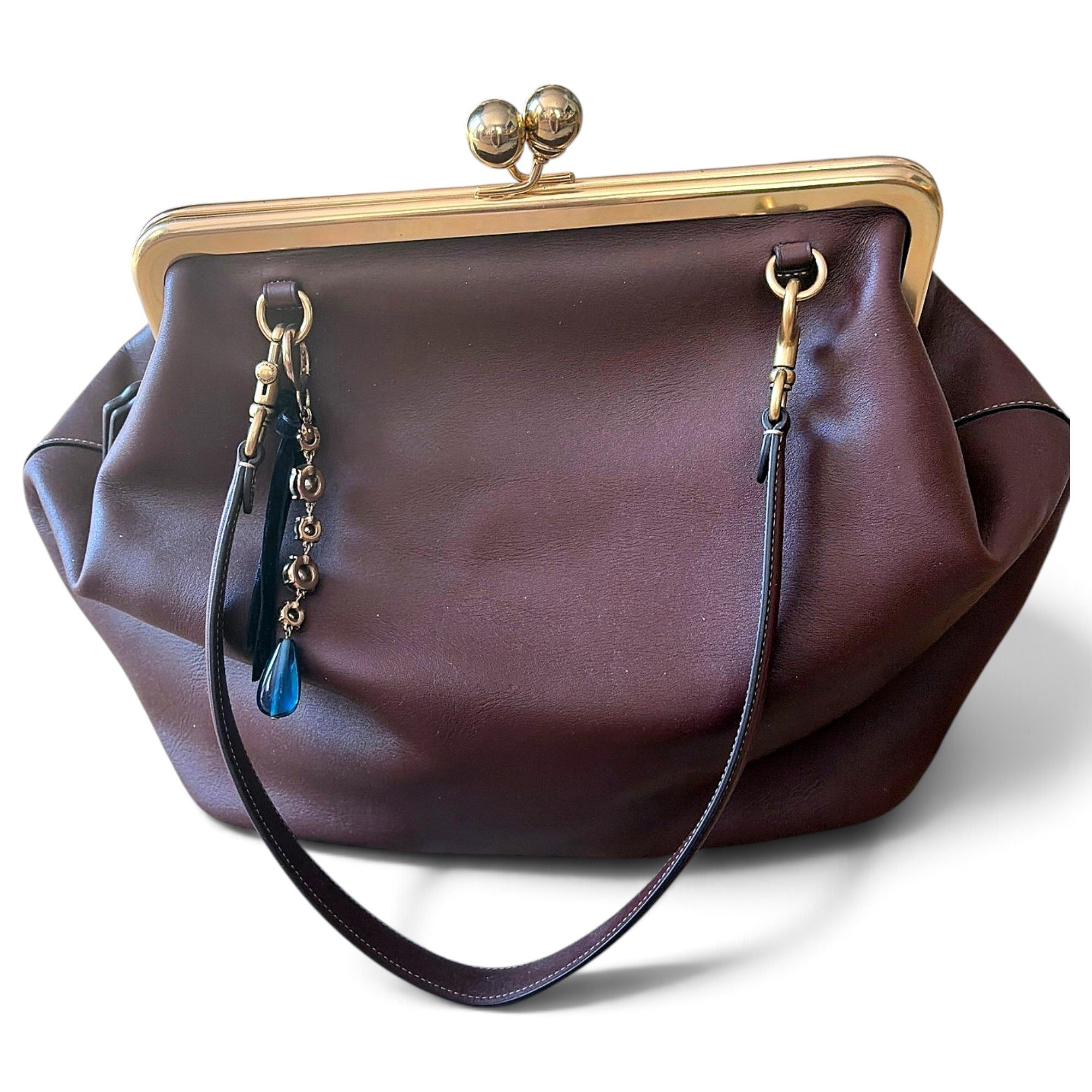 Leather handbag