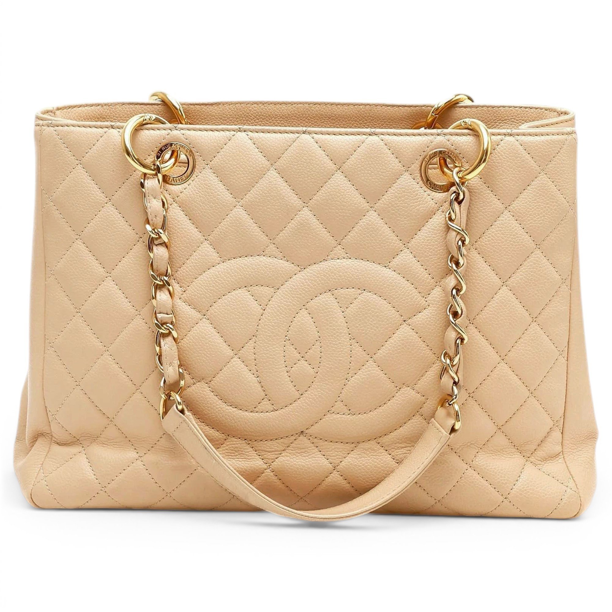 Grand shopping leather tote