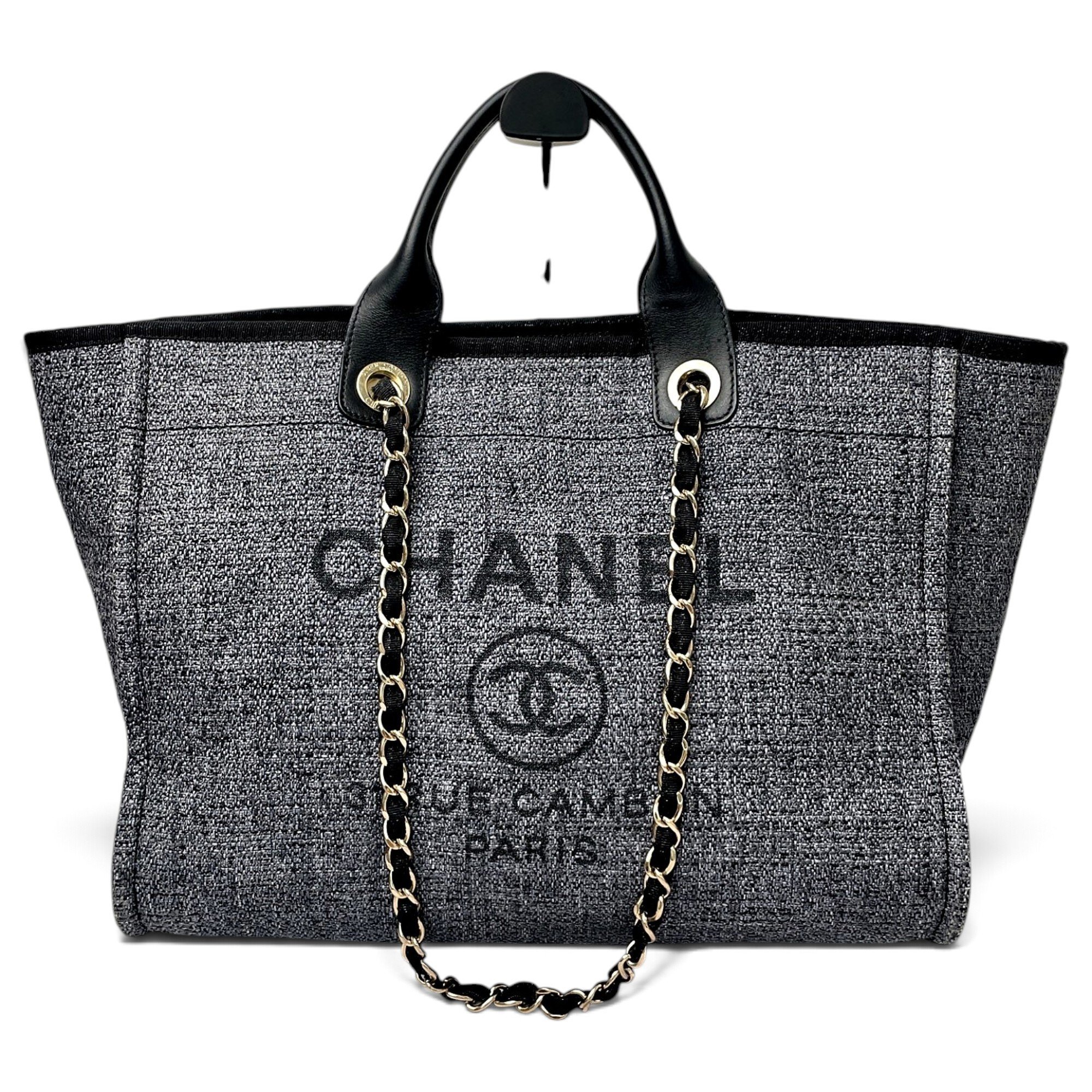 Chanel Deauville cloth tote