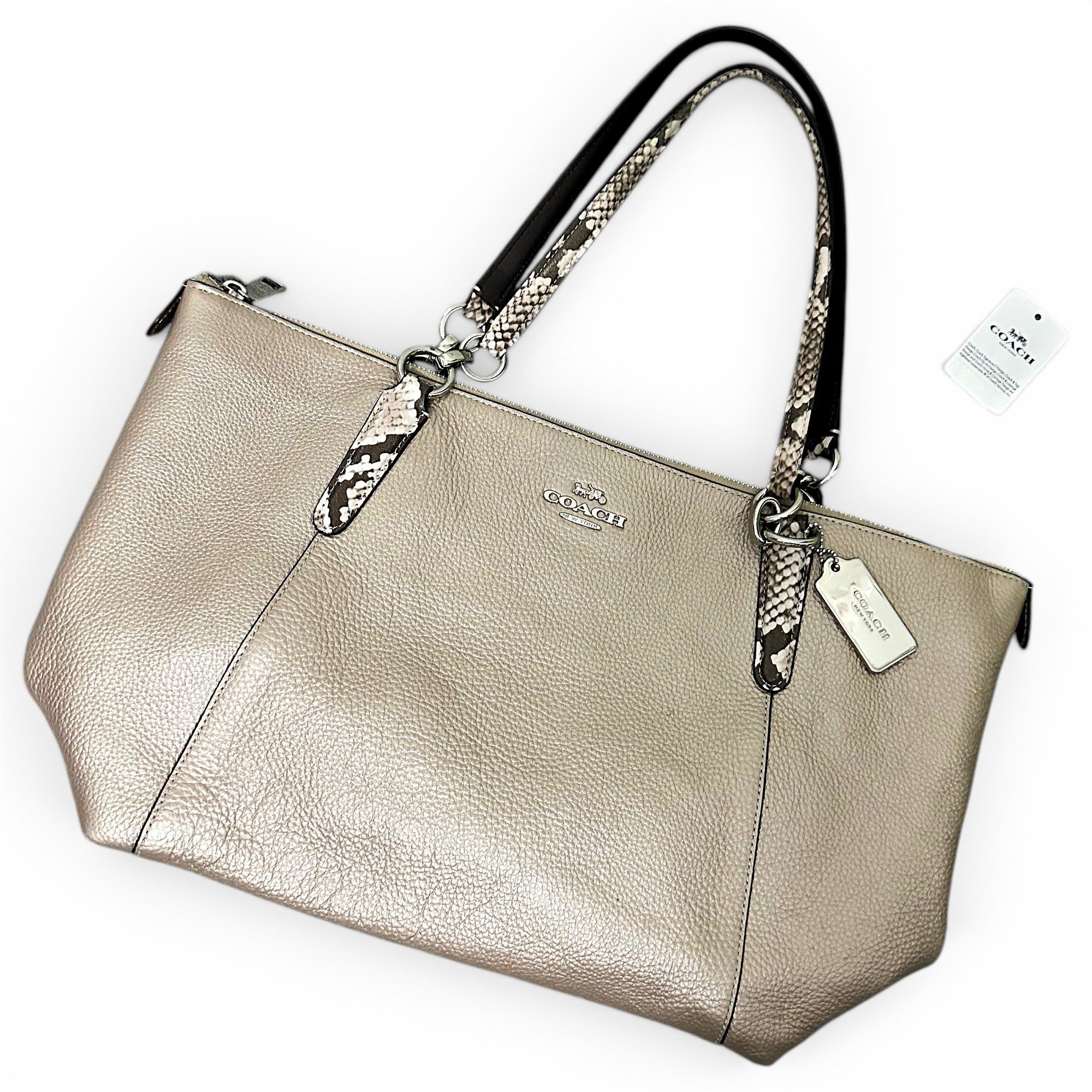 Leather handbag