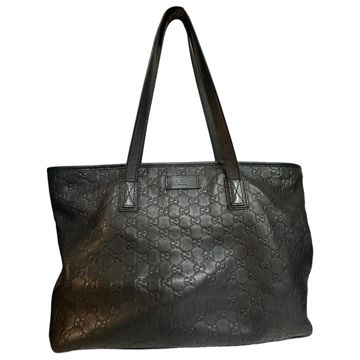 Leather tote