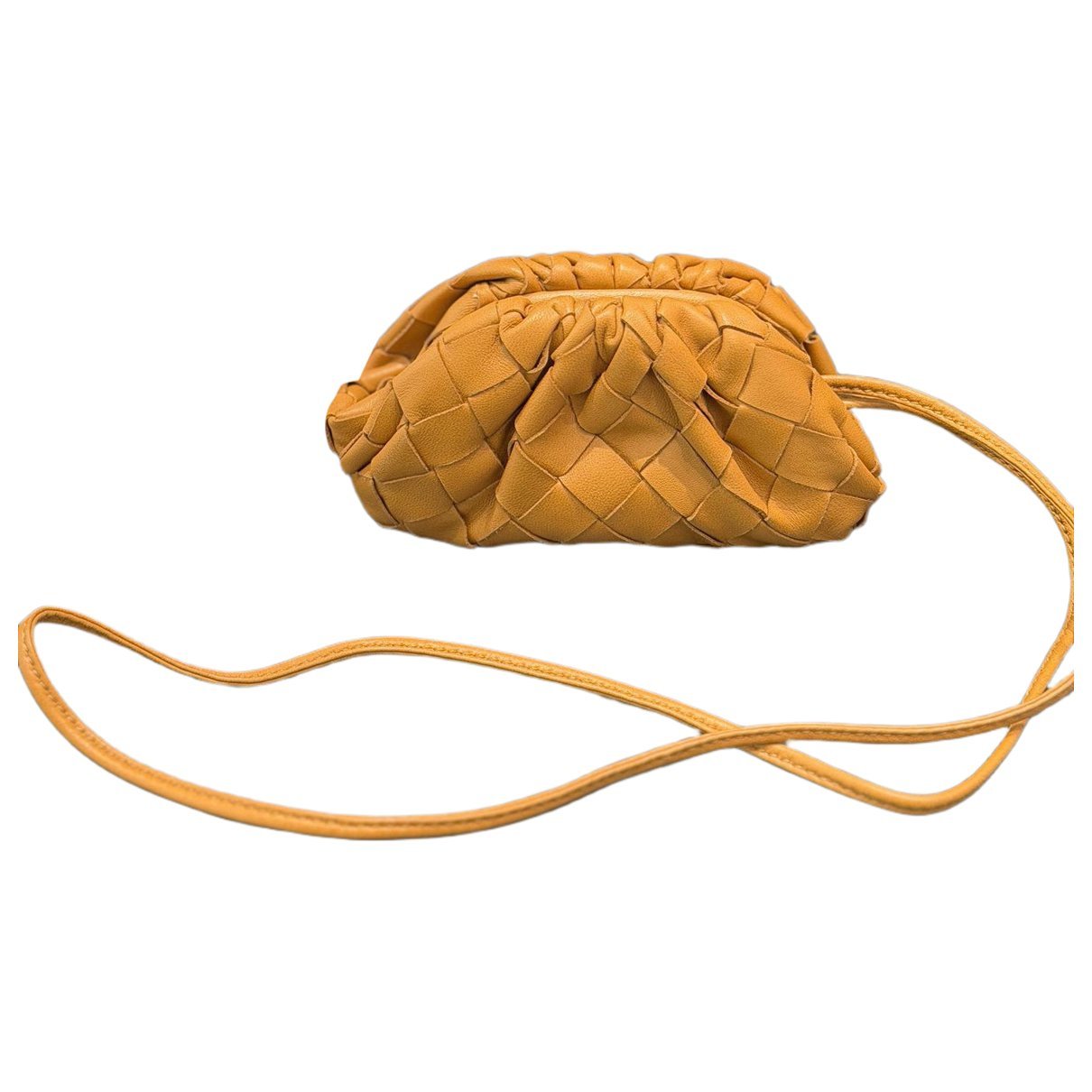 Pouch leather handbag