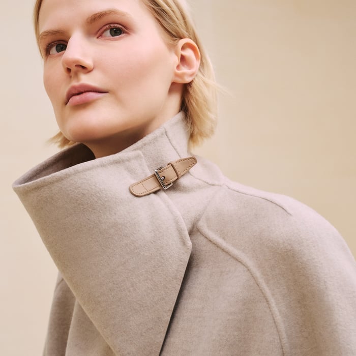 Beige Naturel Cashmere Coat