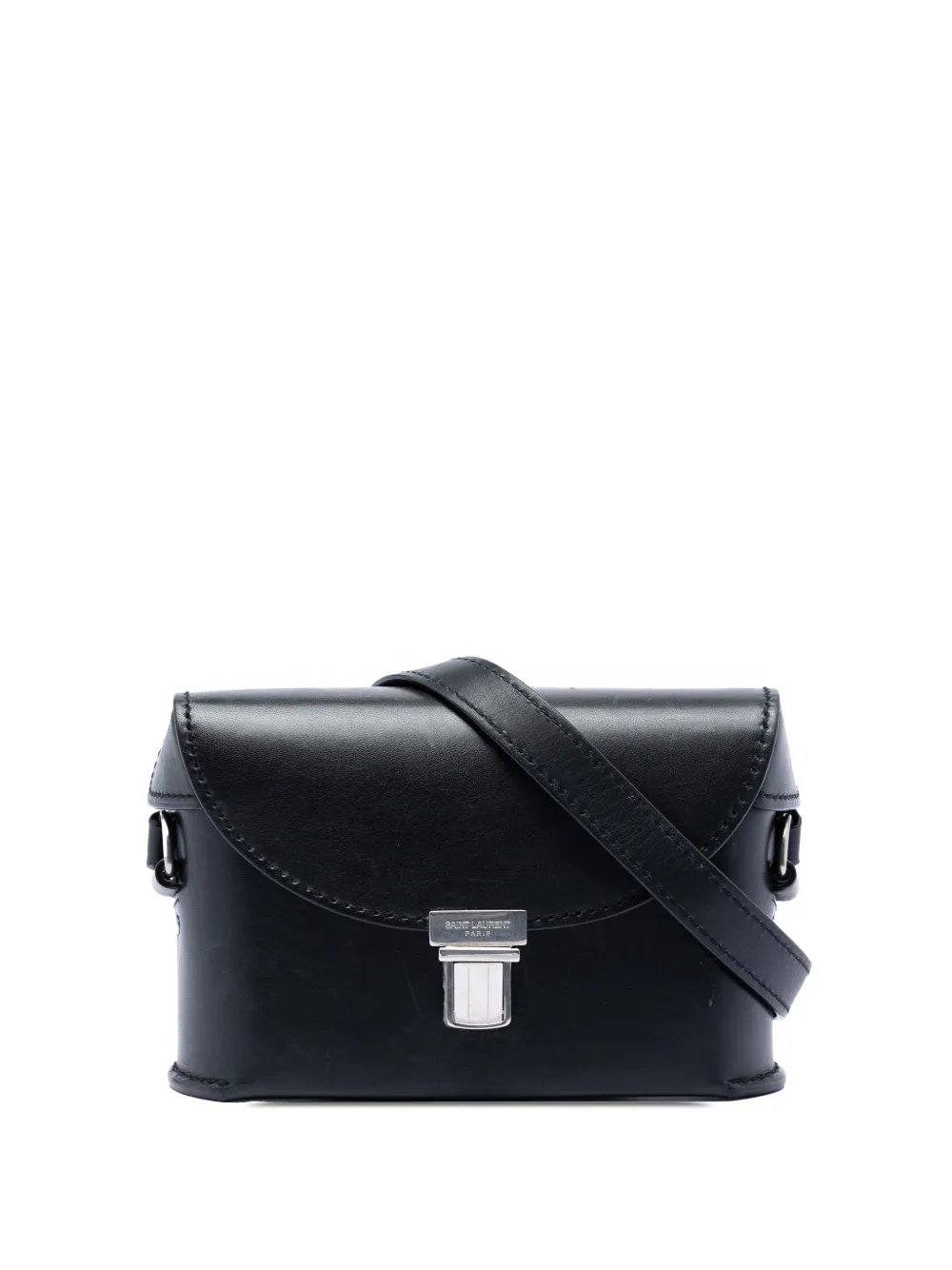 2022 Leather Tuc Box crossbody bag