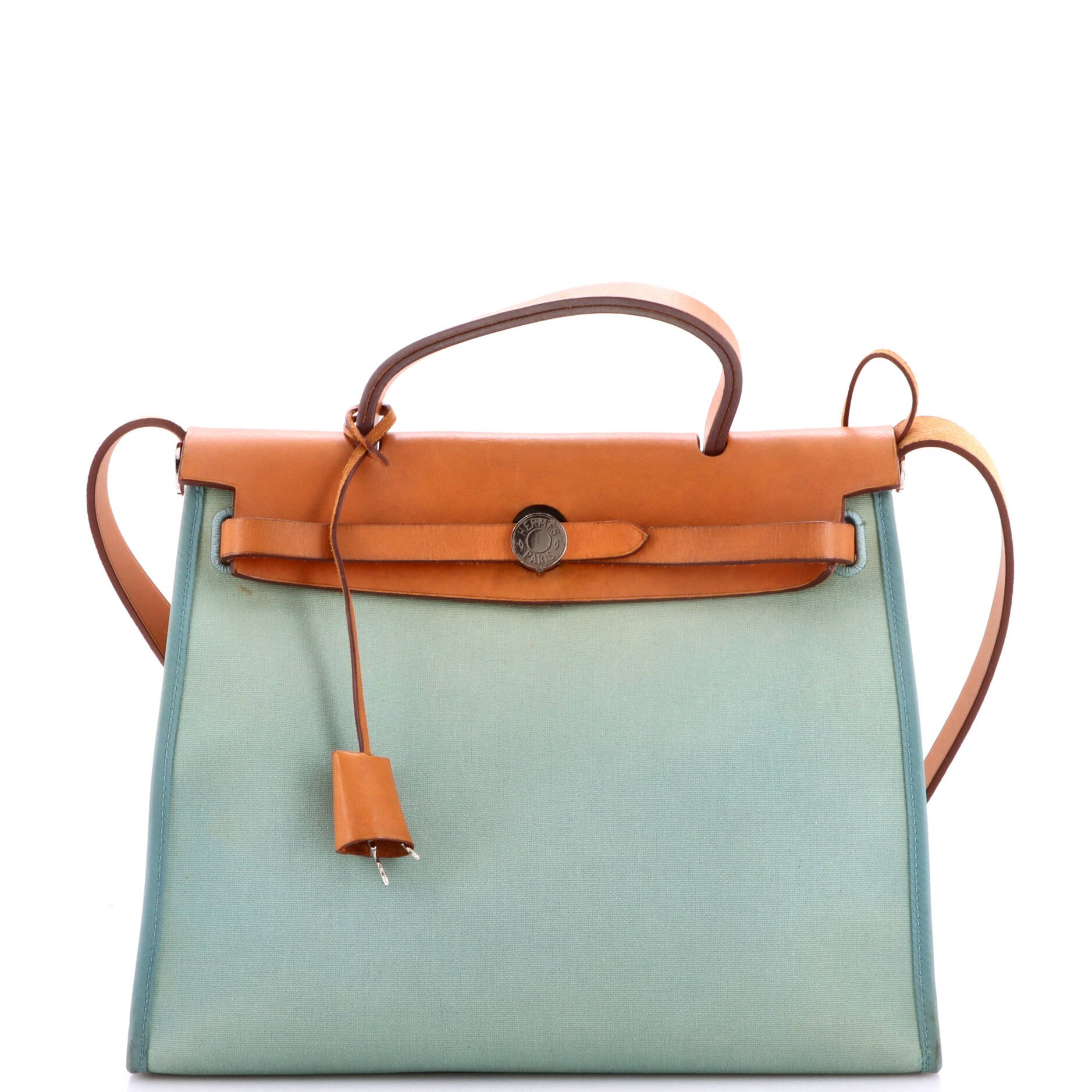Herbag Zip Leather and Toile 31