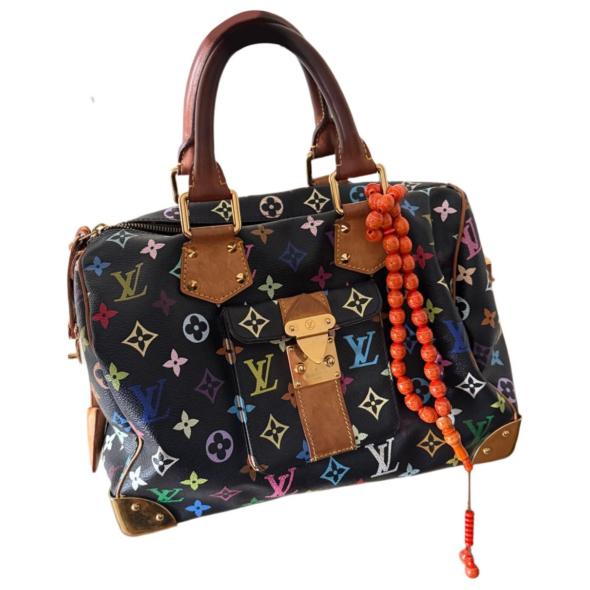 Speedy leather handbag