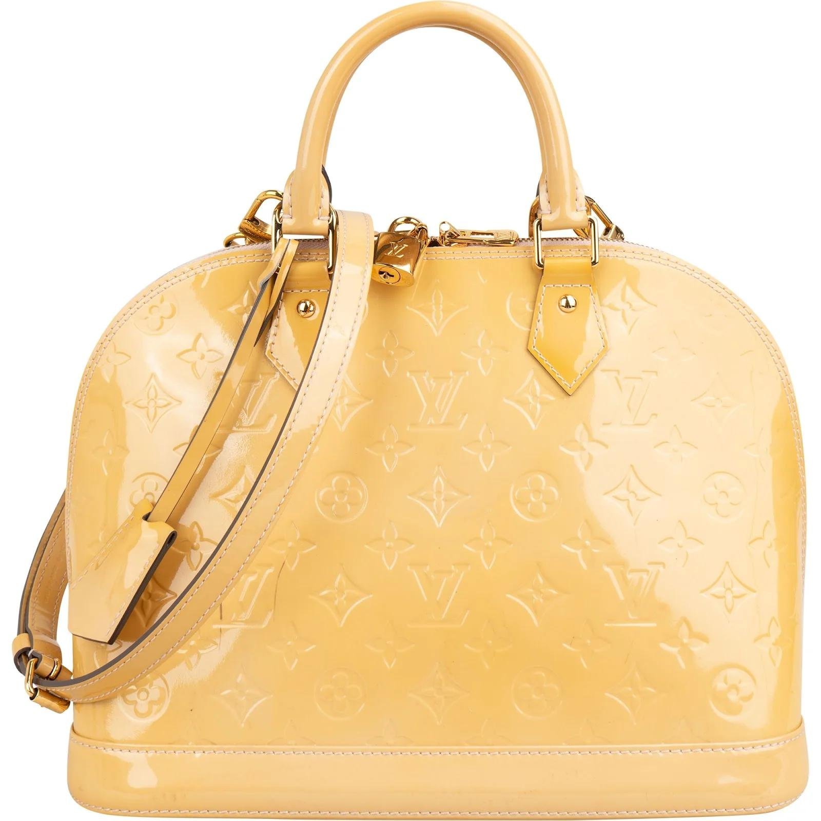 Alma patent leather handbag