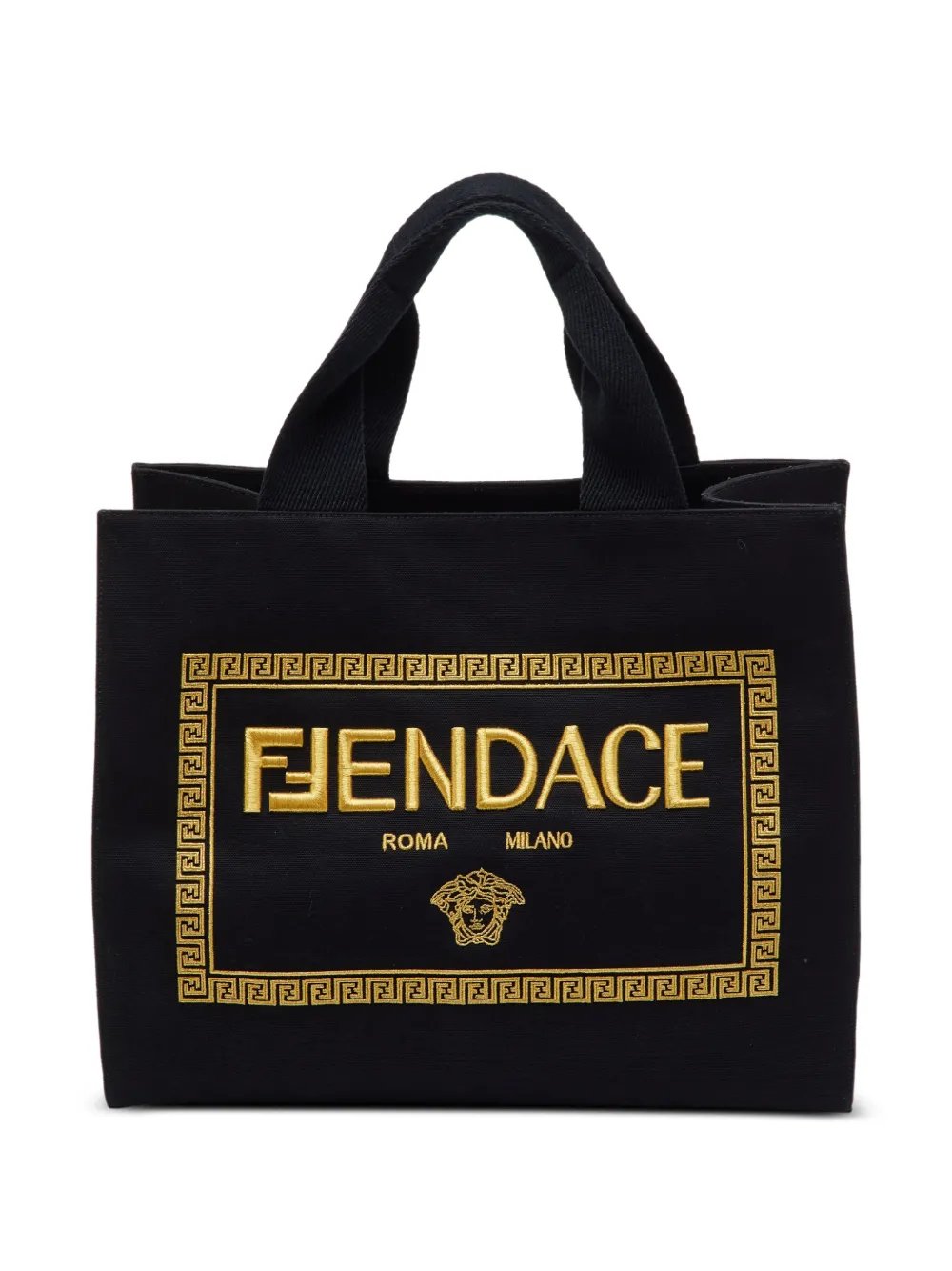 x Versace Fendace La Medusa shopper tote bag