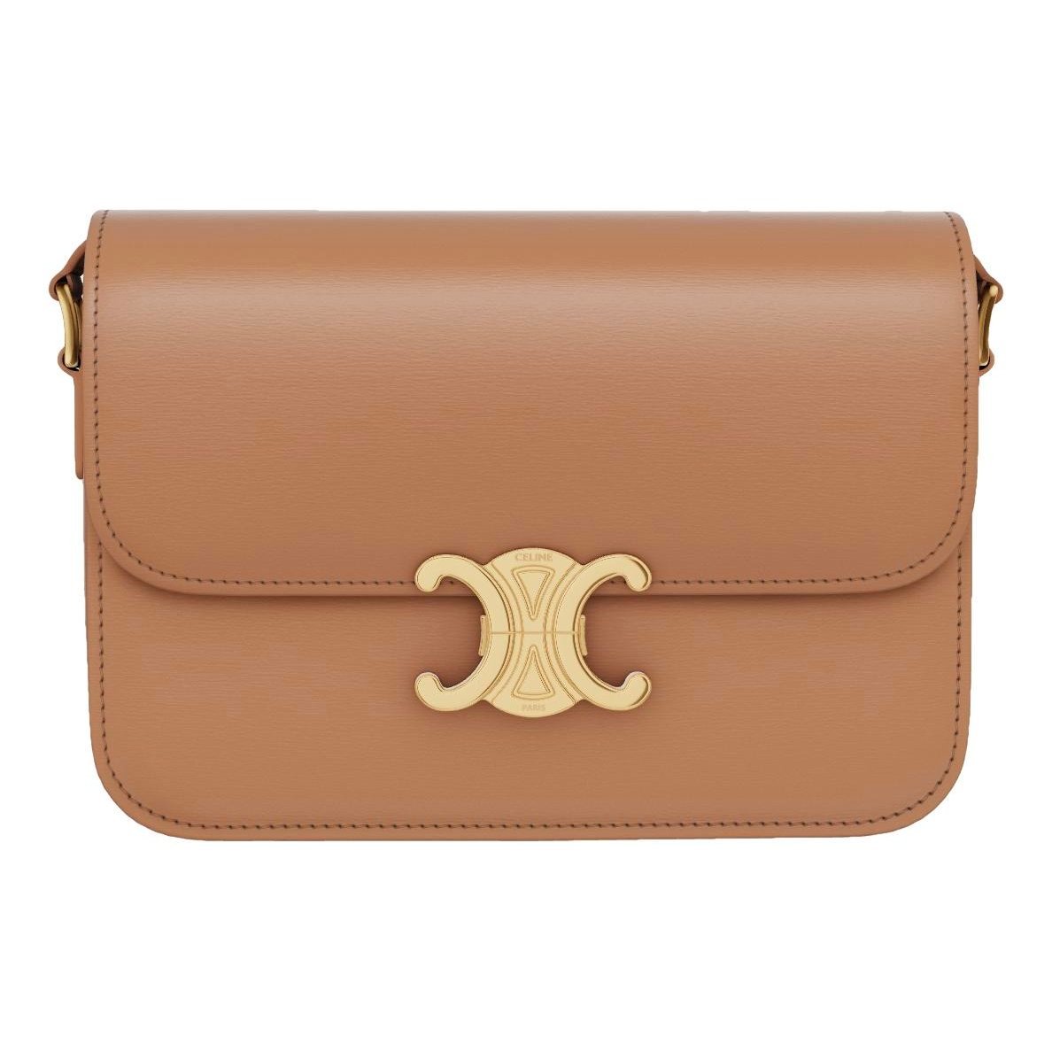 Triomphe leather crossbody bag