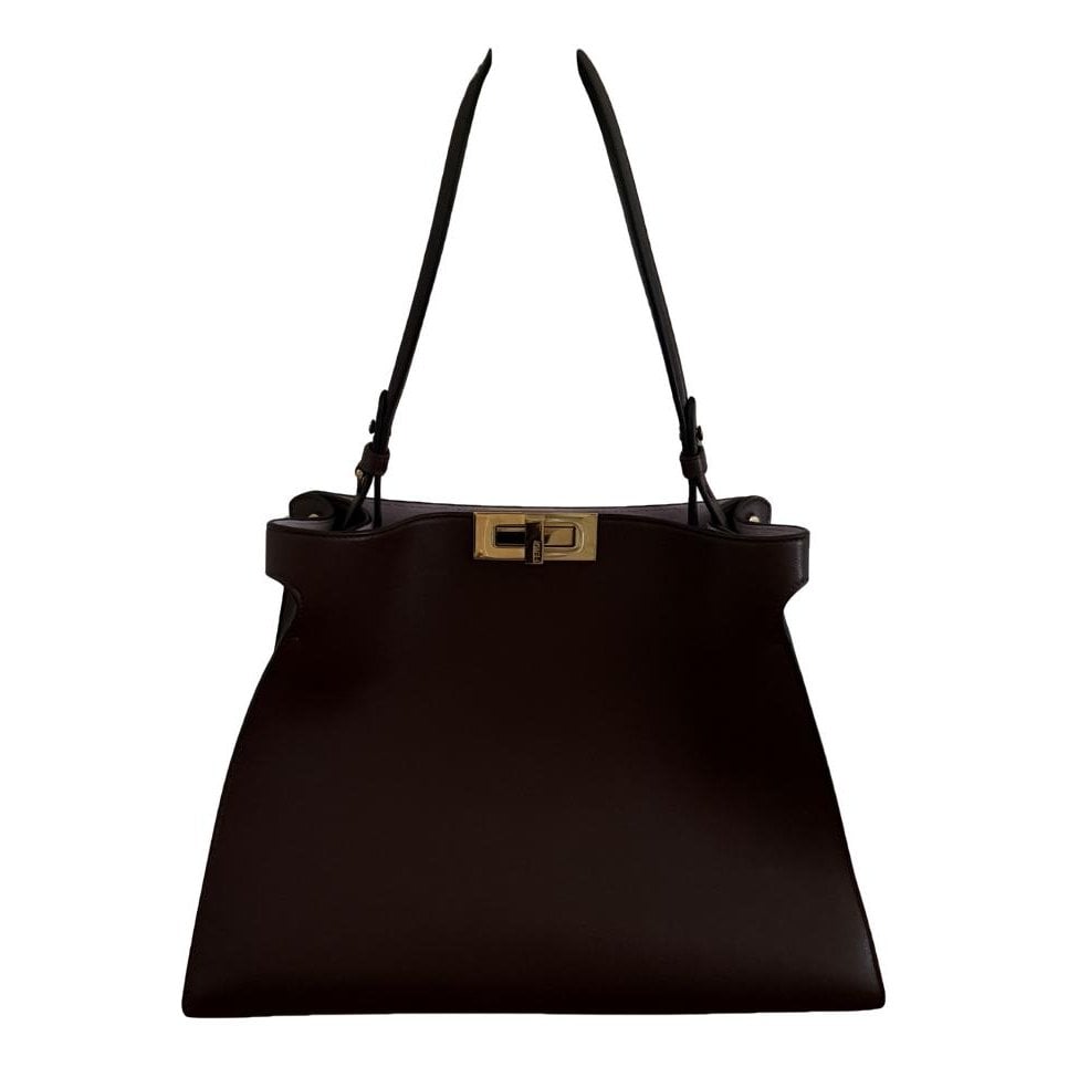 Peekaboo leather handbag