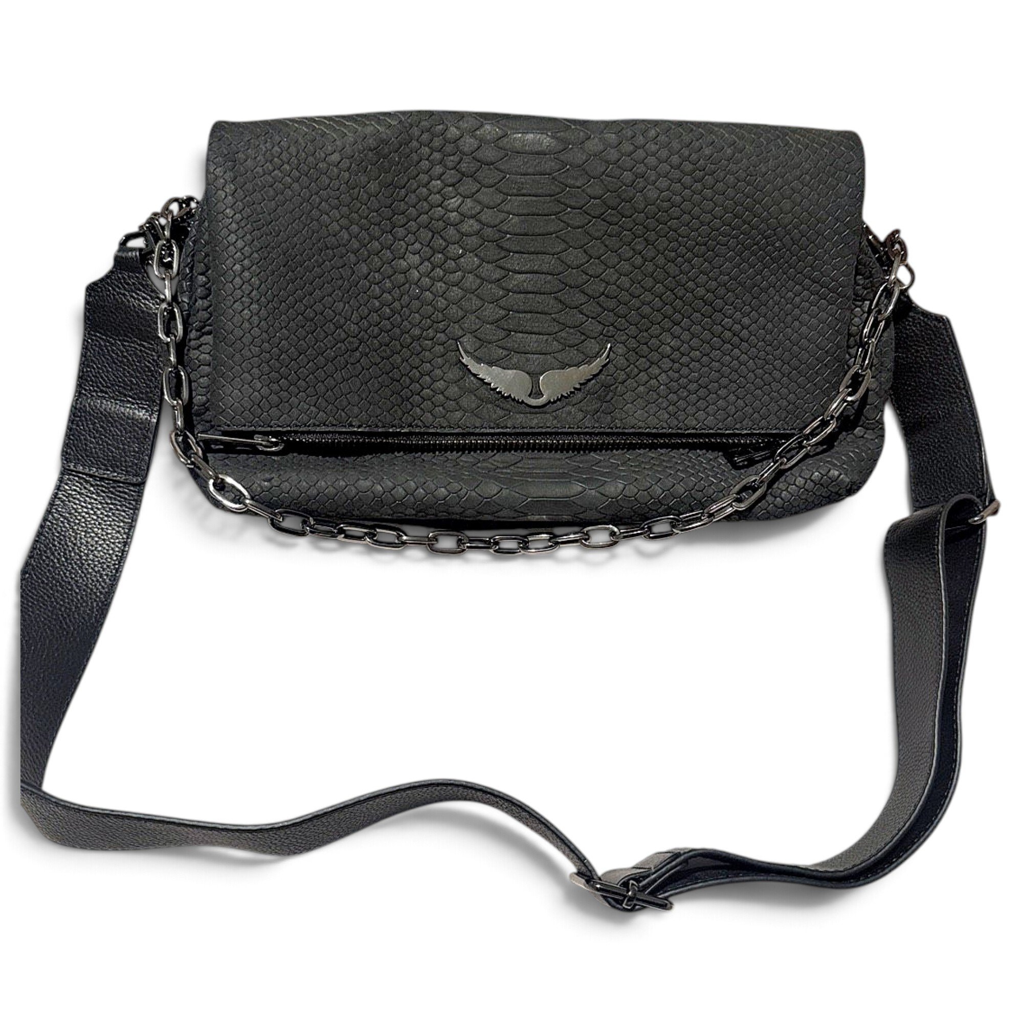 Leather crossbody bag