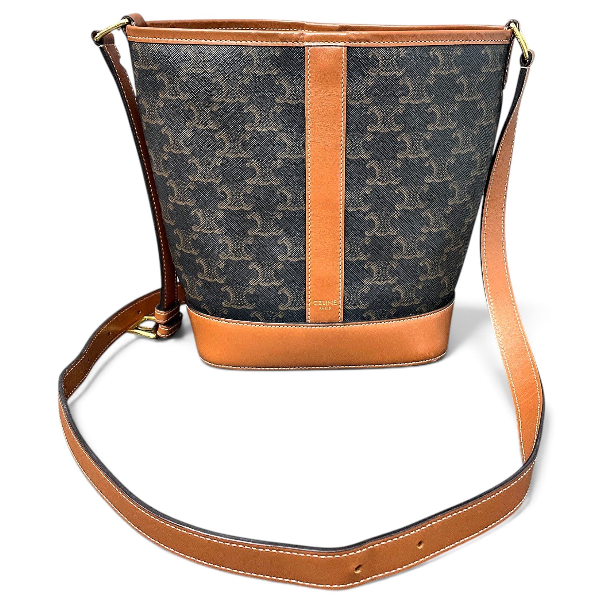 SAC SEAU leather handbag