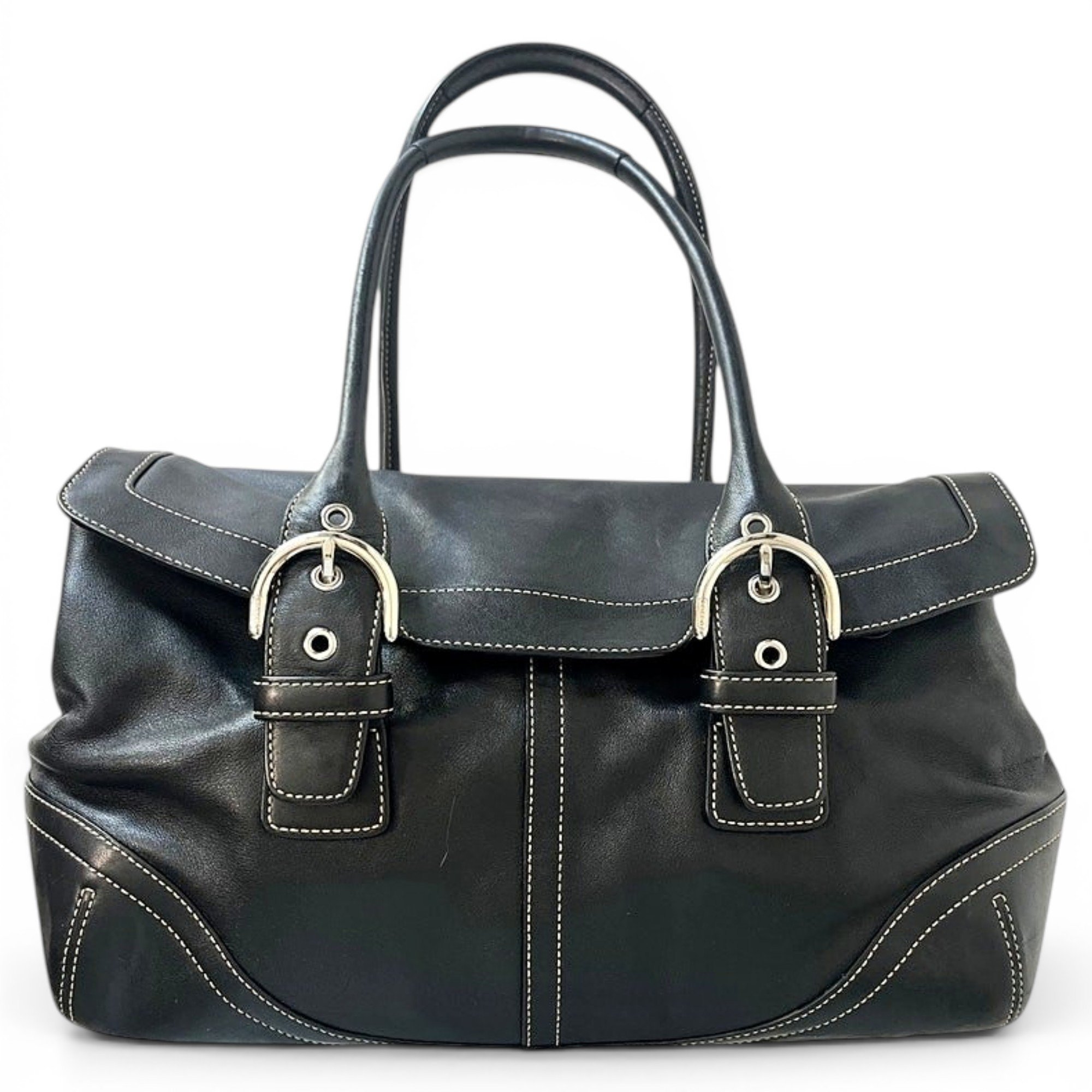 Leather handbag