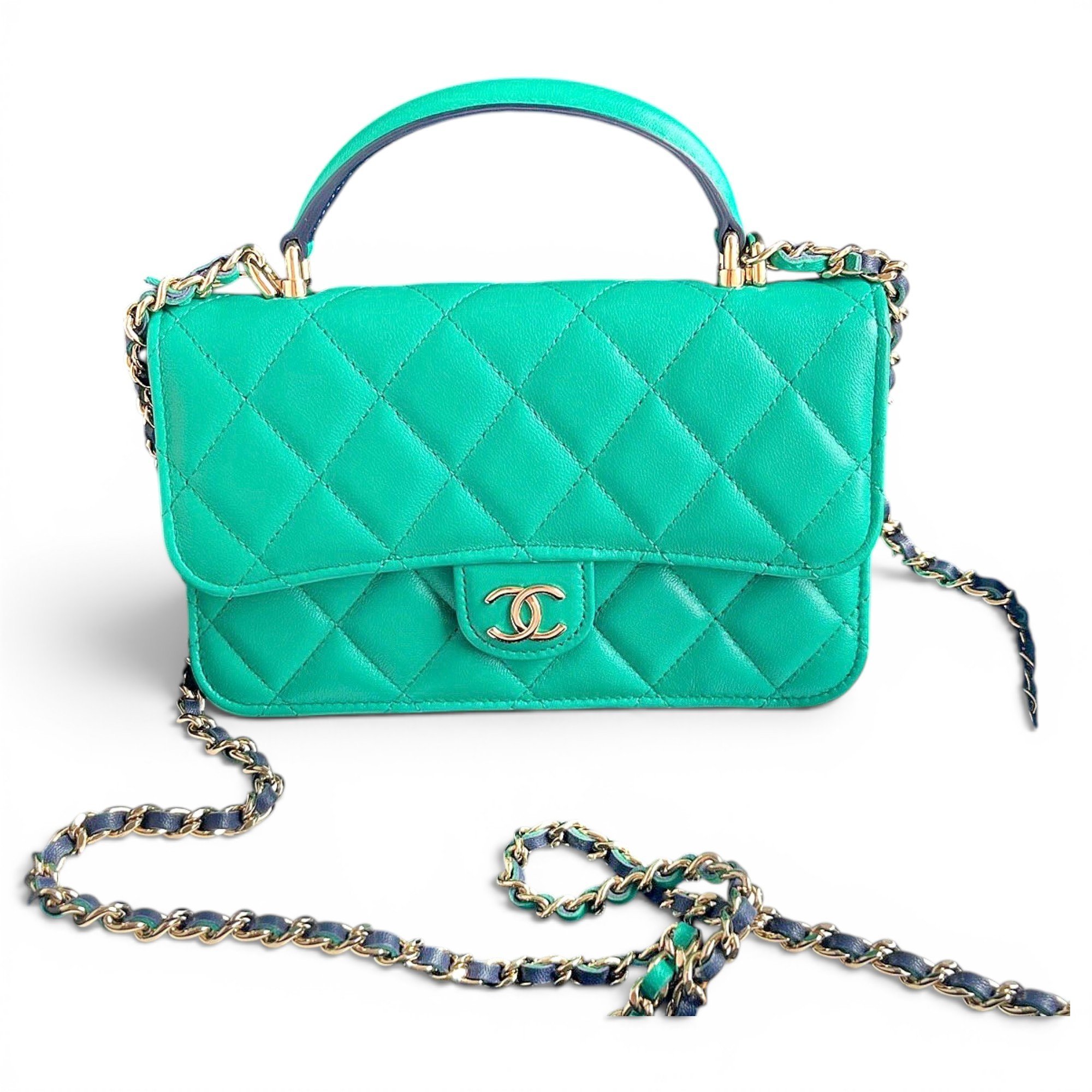Timeless Classique Top Handle leather handbag