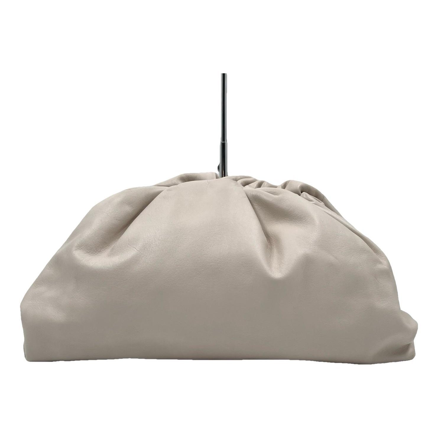 Pouch leather clutch bag