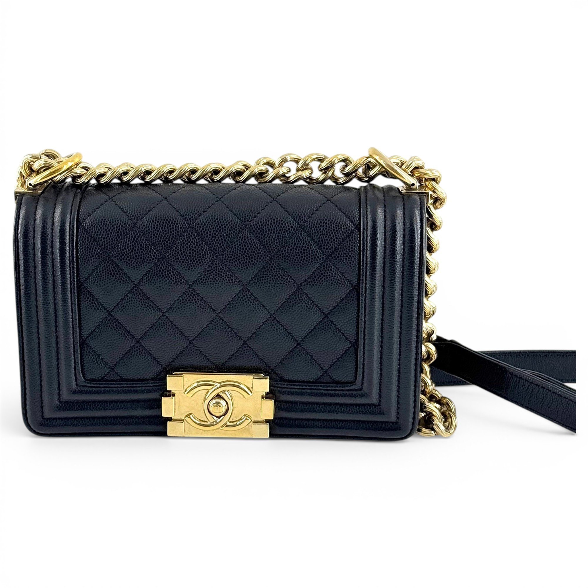 Boy leather crossbody bag