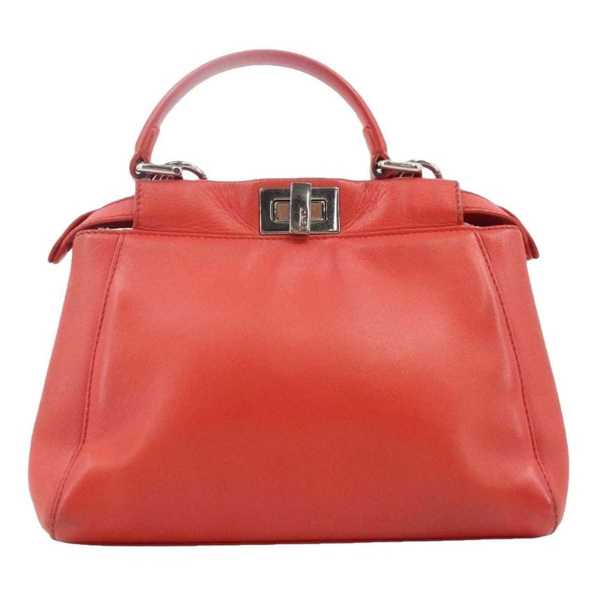 Peekaboo leather handbag