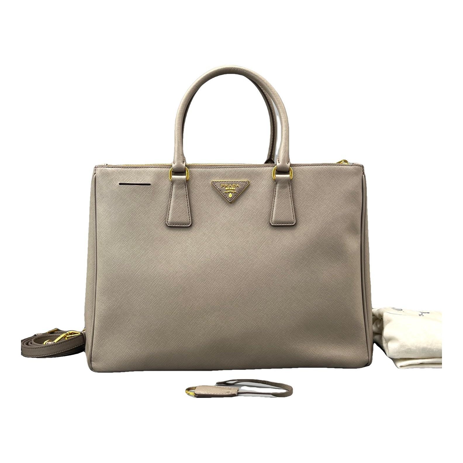 Galleria leather handbag