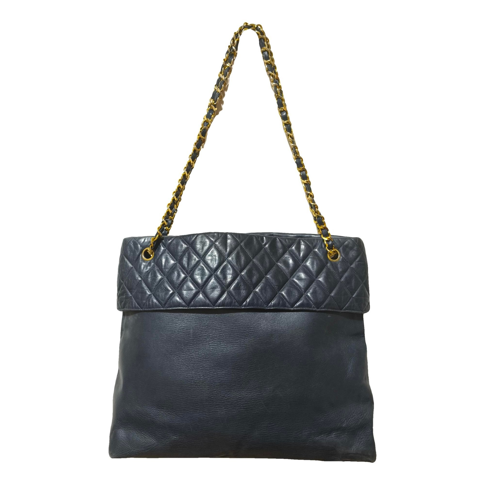 Leather tote