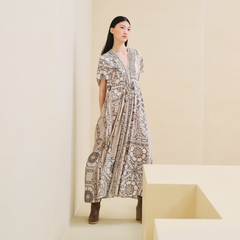 "Effet Kaleidoscope" caftan