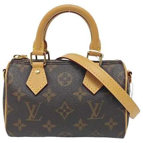 Nano Speedy / Mini HL leather handbag