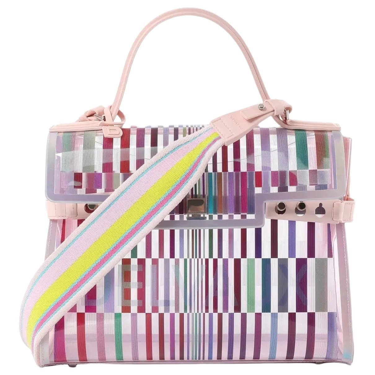 Tempête vinyl crossbody bag