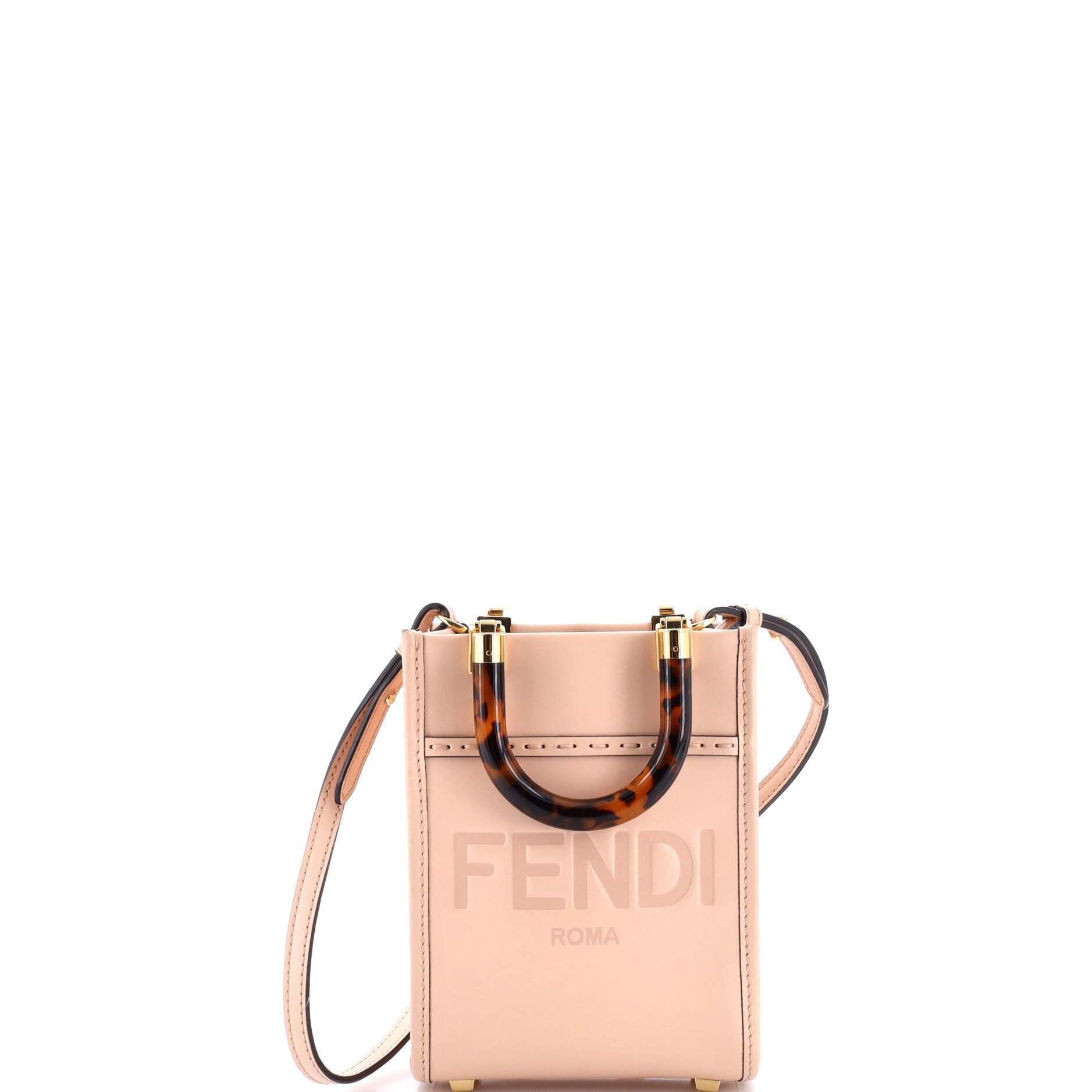 Sunshine Shopper Tote Leather Mini