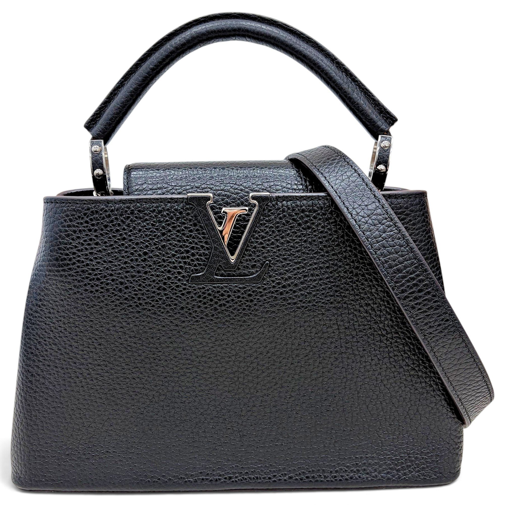 Capucines leather handbag