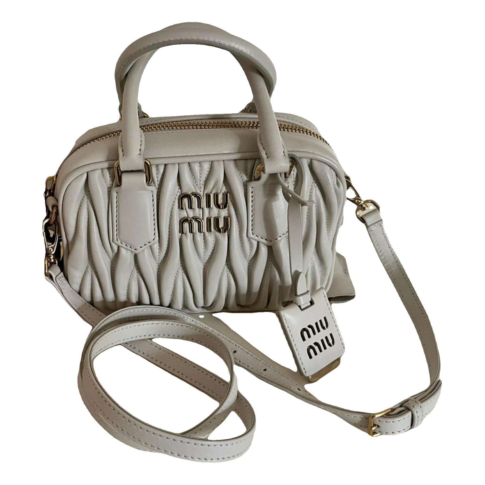 Arcadie leather handbag
