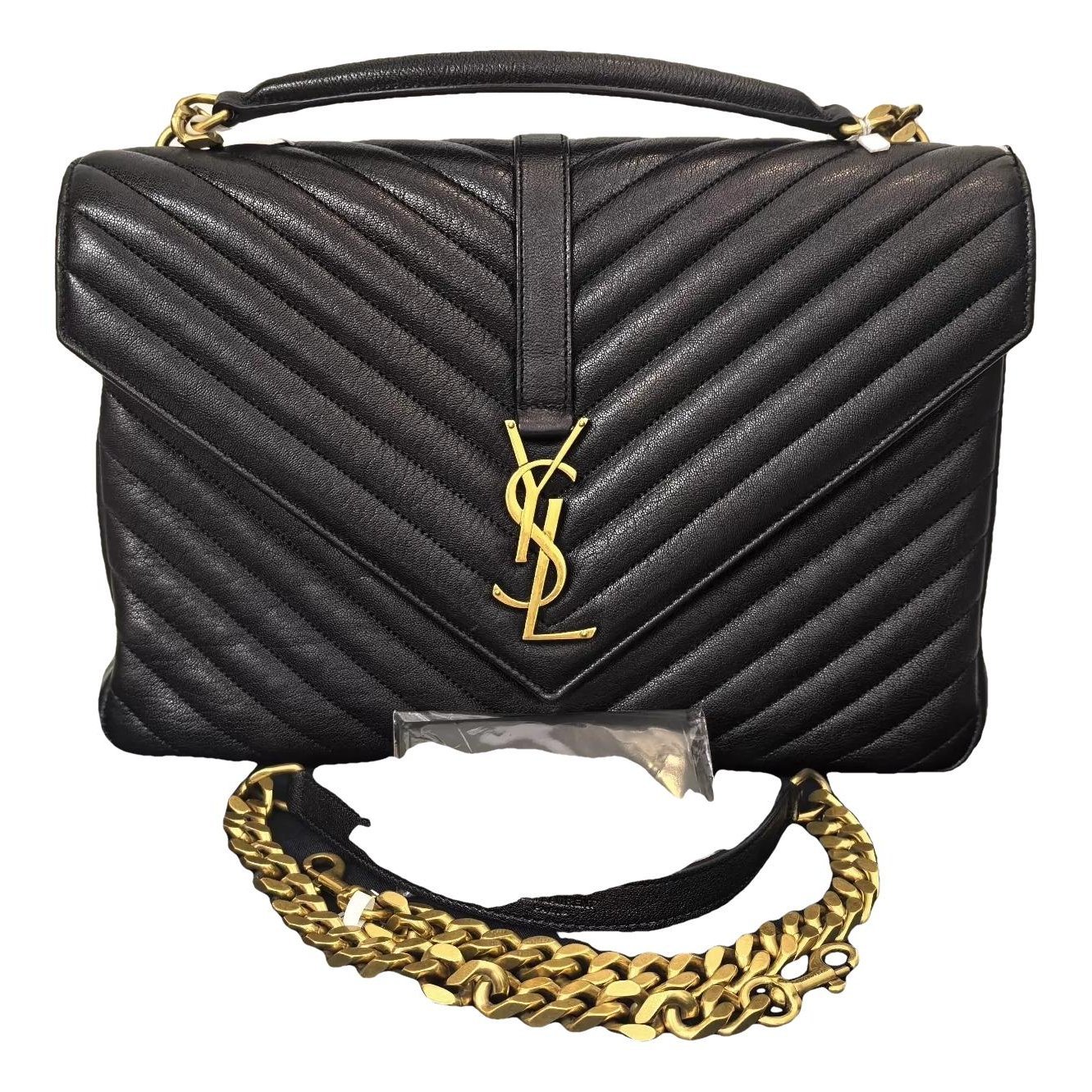 Collége monogramme leather handbag
