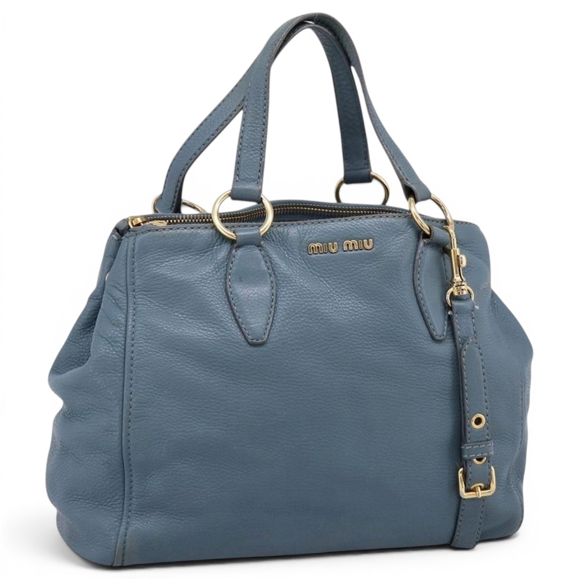 Leather tote