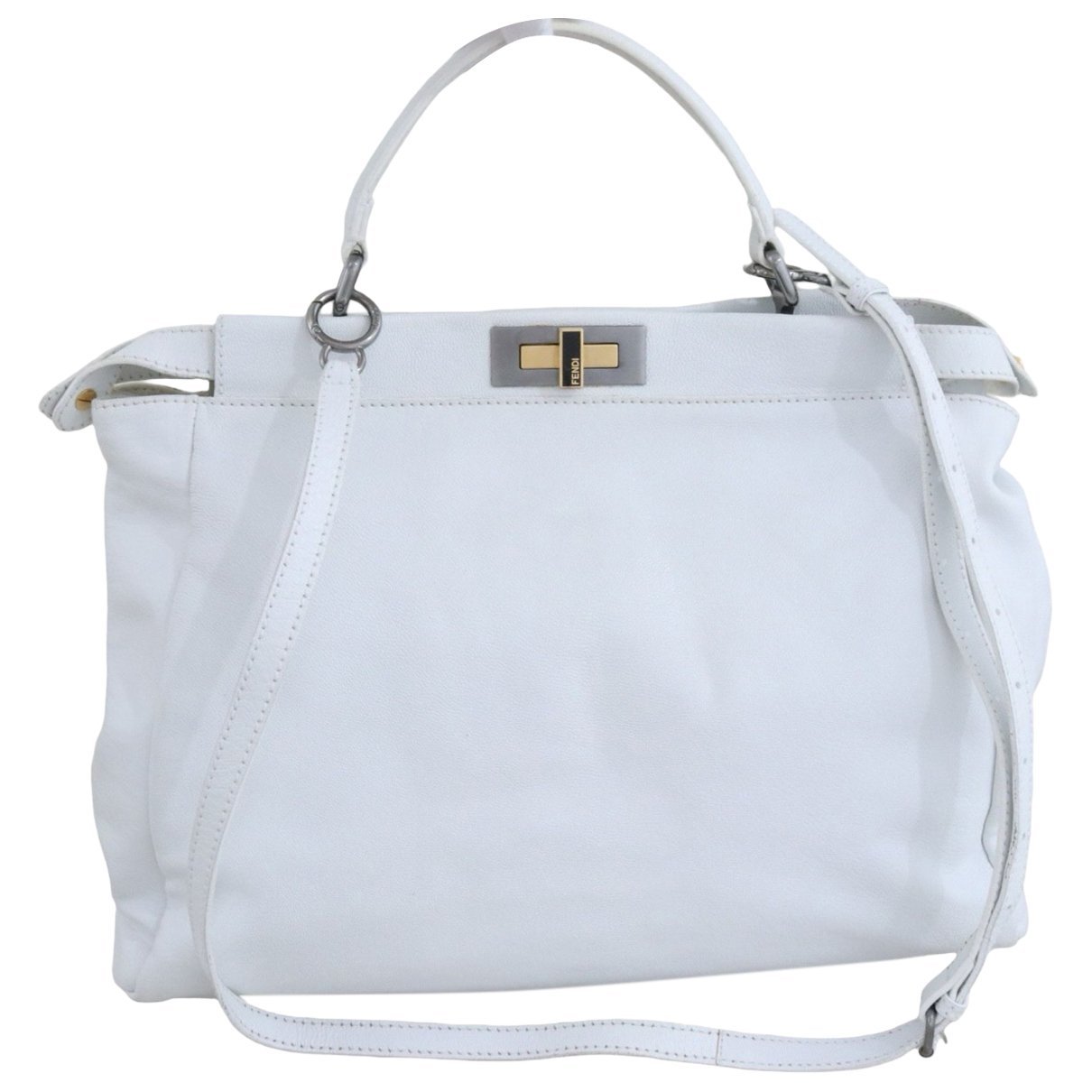 Peekaboo leather handbag