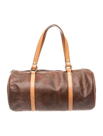Etro Leather Top Handle Bag