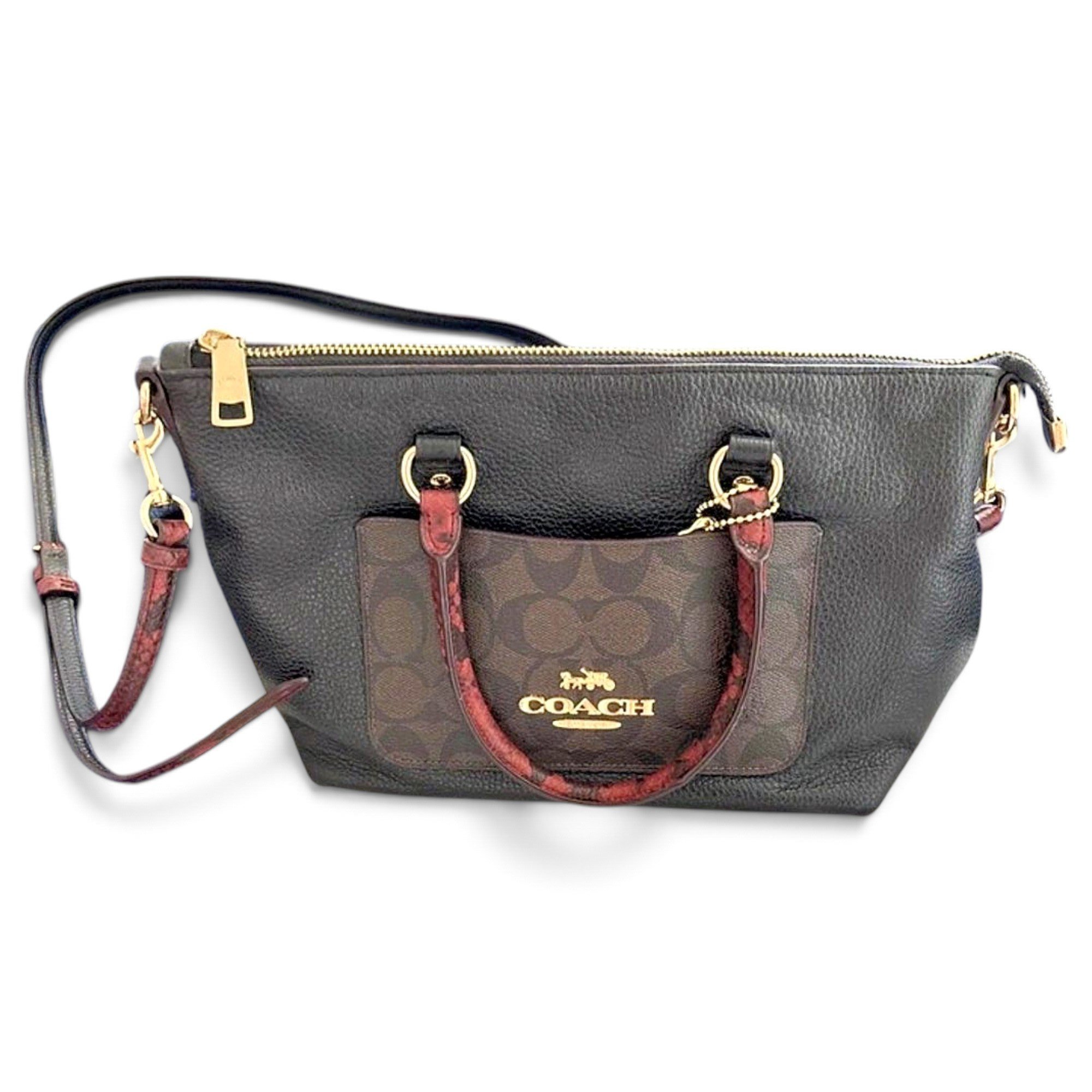 Leather satchel