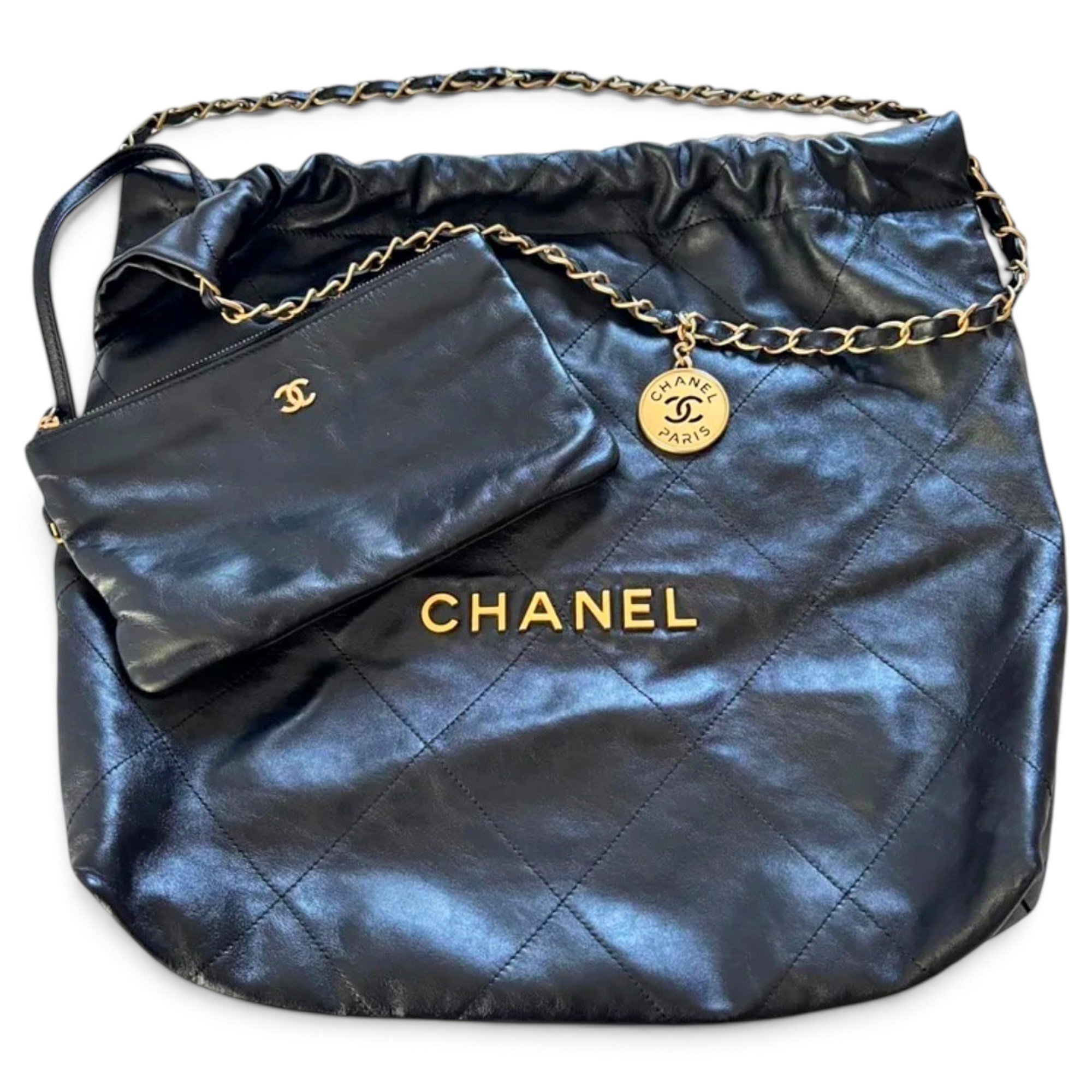 Chanel 22 leather handbag